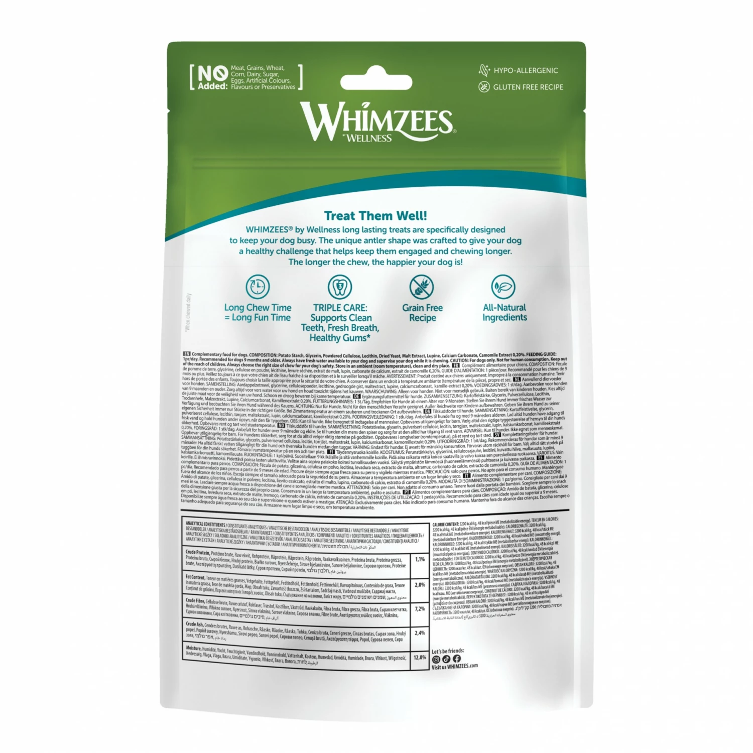 Whimzees Antler - Bois De Cerf 2 Whimzees Antler - Bois De Cerf – Image 2