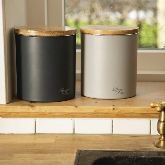 Designed By Lotte Boîte Canisto – Gris Foncé 2 Designed By Lotte Boîte Canisto – Gris Foncé – Image 2
