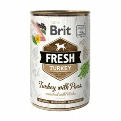 Brit Fresh Dinde & Petit Pois En Boîte - Pâtée Pour Chien