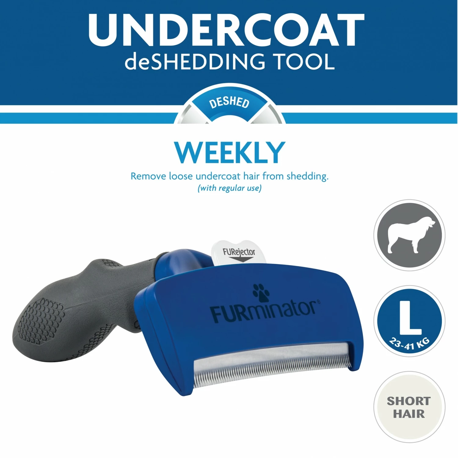 Brosse Furminator Poils Courts 16 Brosse Furminator Poils Courts – Image 16