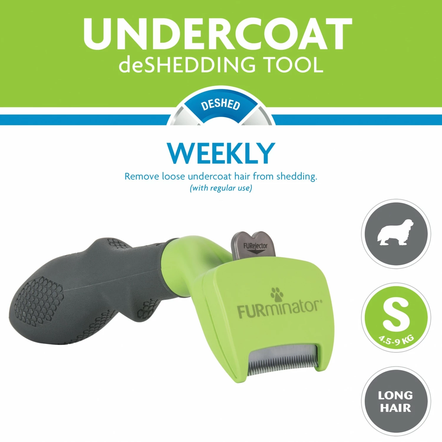 Brosse Furminator Poils Longs 8 Brosse Furminator Poils Longs – Image 8