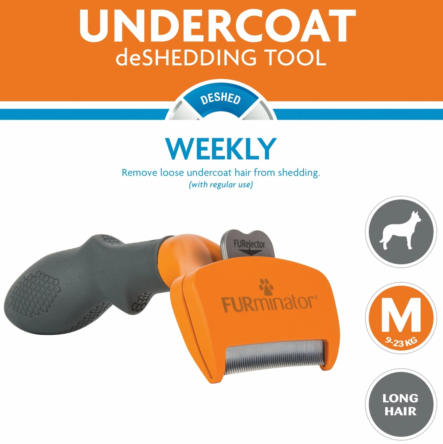 Brosse Furminator Poils Longs 10 Brosse Furminator Poils Longs – Image 10