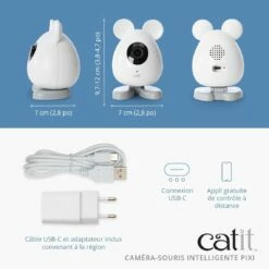 Caméra Souris Intelligente Pixi 11 Caméra Souris Intelligente Pixi -Promos Wanimo Boutique camera souris intelligente pixi cat it 5