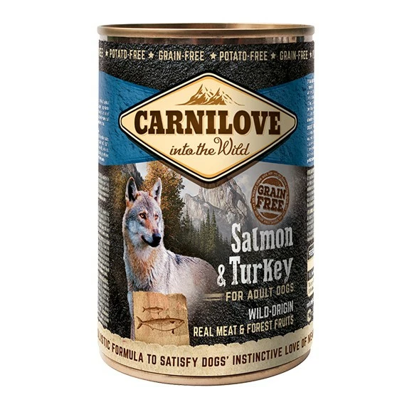 CARNILOVE Adult Saumon & Dinde En Boîte - Pâtée Pour Chien 1 CARNILOVE Adult Saumon & Dinde En Boîte - Pâtée Pour Chien