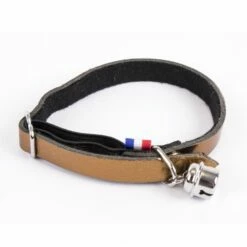 MARTIN SELLIER Collier En Cuir Dakota – Marron Cuivre