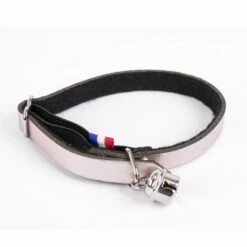 MARTIN SELLIER Collier En Cuir Dakota – Rose Poudré