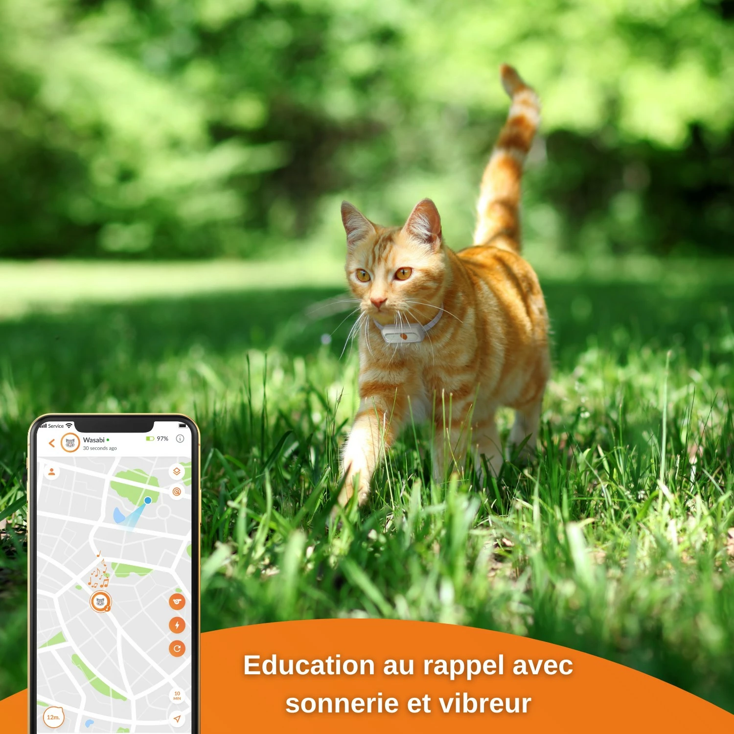 Collier GPS Wennect XS Cats - Blanc 6 Collier GPS Wennect XS Cats - Blanc – Image 6