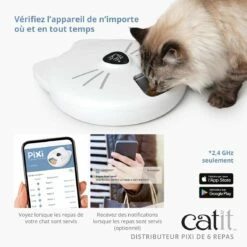 Distributeur Connecté Pixi 6 Repas 9 Distributeur Connecté Pixi 6 Repas -Promos Wanimo Boutique distributeur connecte pixi repas cat it 3