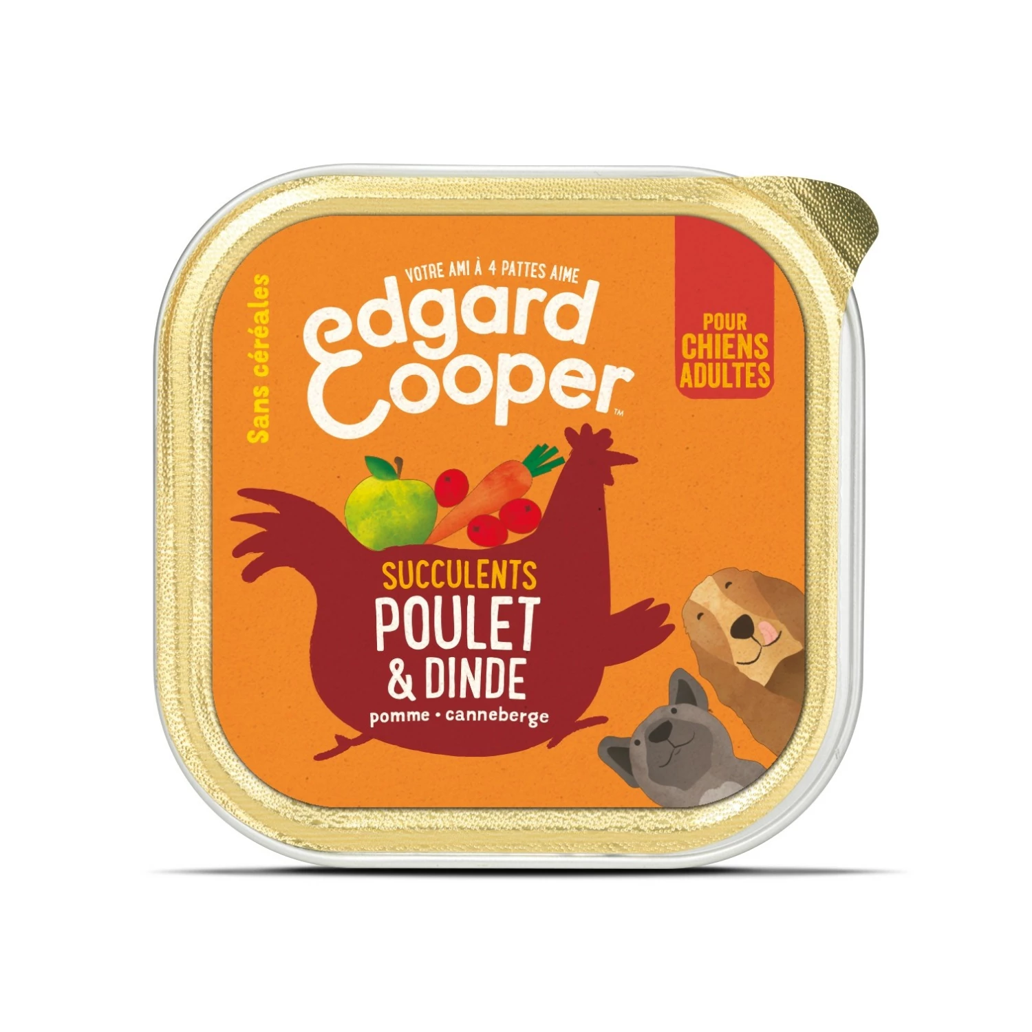 Edgard & Cooper, Pâtée En Barquette Pour Chien Adulte - 11 X 150 G 1 Edgard & Cooper, Pâtée En Barquette Pour Chien Adulte - 11 X 150 G