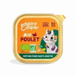 Edgard & Cooper Pâtée Moelleuse BIO – Pâtée Pour Chat Adulte
