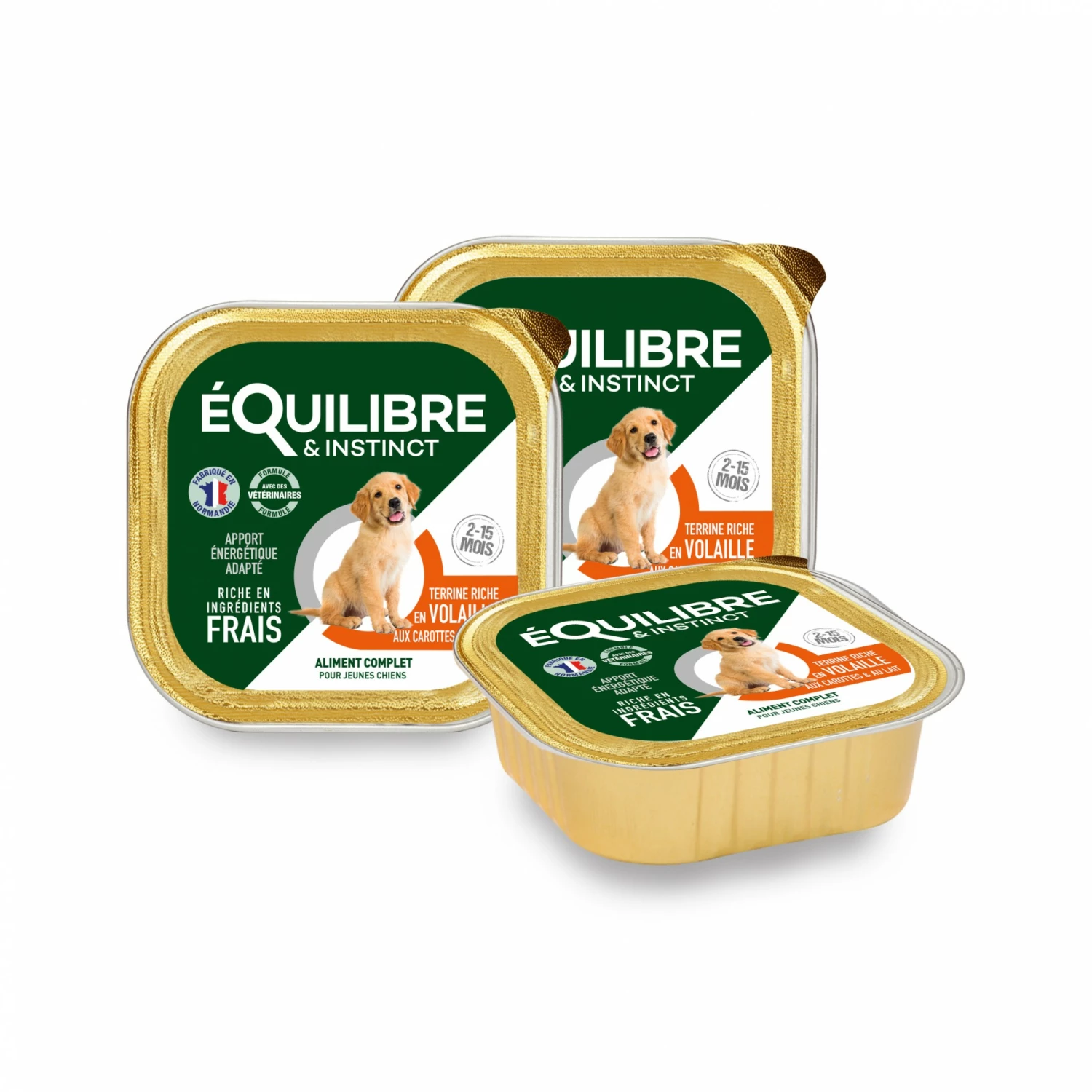 EQUILIBRE & INSTINCT Puppy - Lot 11 X 150 G 2 EQUILIBRE & INSTINCT Puppy - Lot 11 X 150 G – Image 2