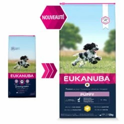 Eukanuba Growing Puppy Medium Breed - Poulet -Promos Wanimo Boutique eukanuba growing puppy medium breed poulet 1 2
