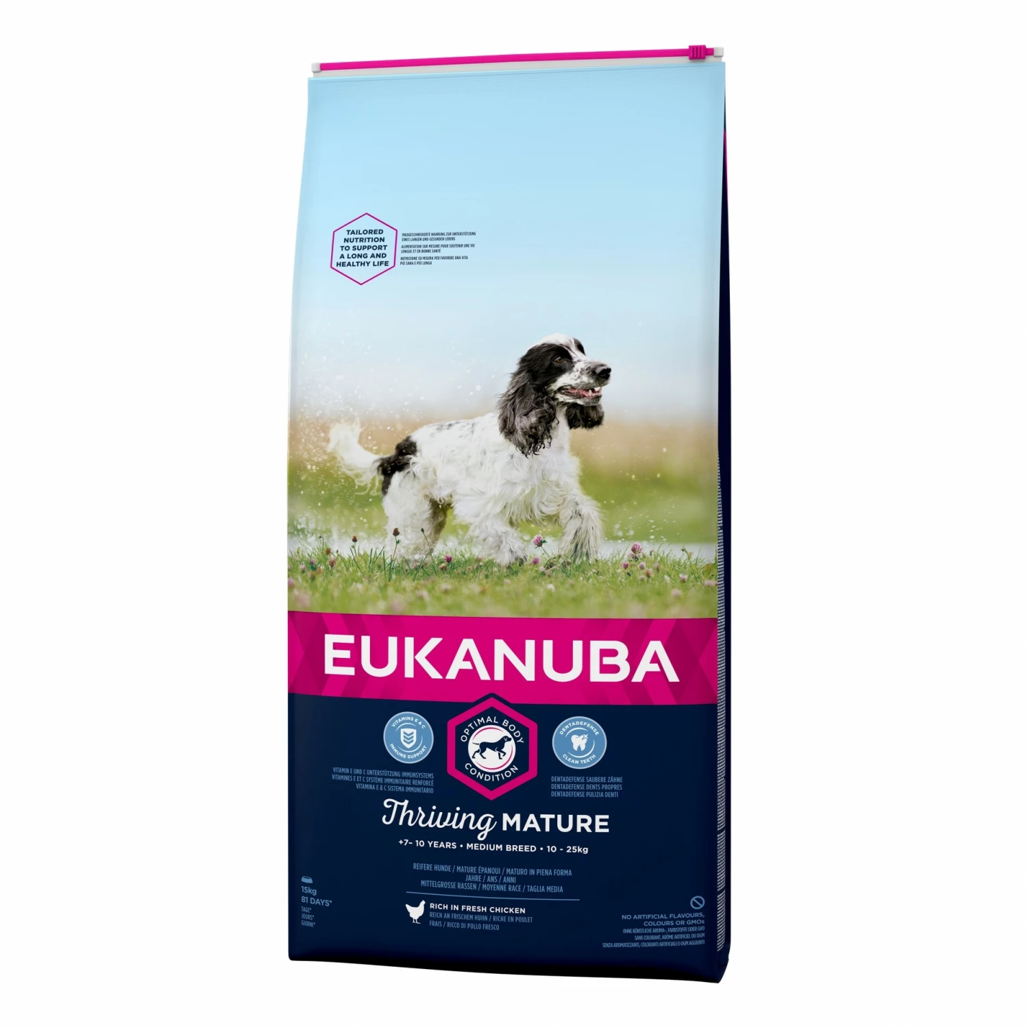 Eukanuba Thriving Mature Medium Breed - Poulet 1 Eukanuba Thriving Mature Medium Breed - Poulet