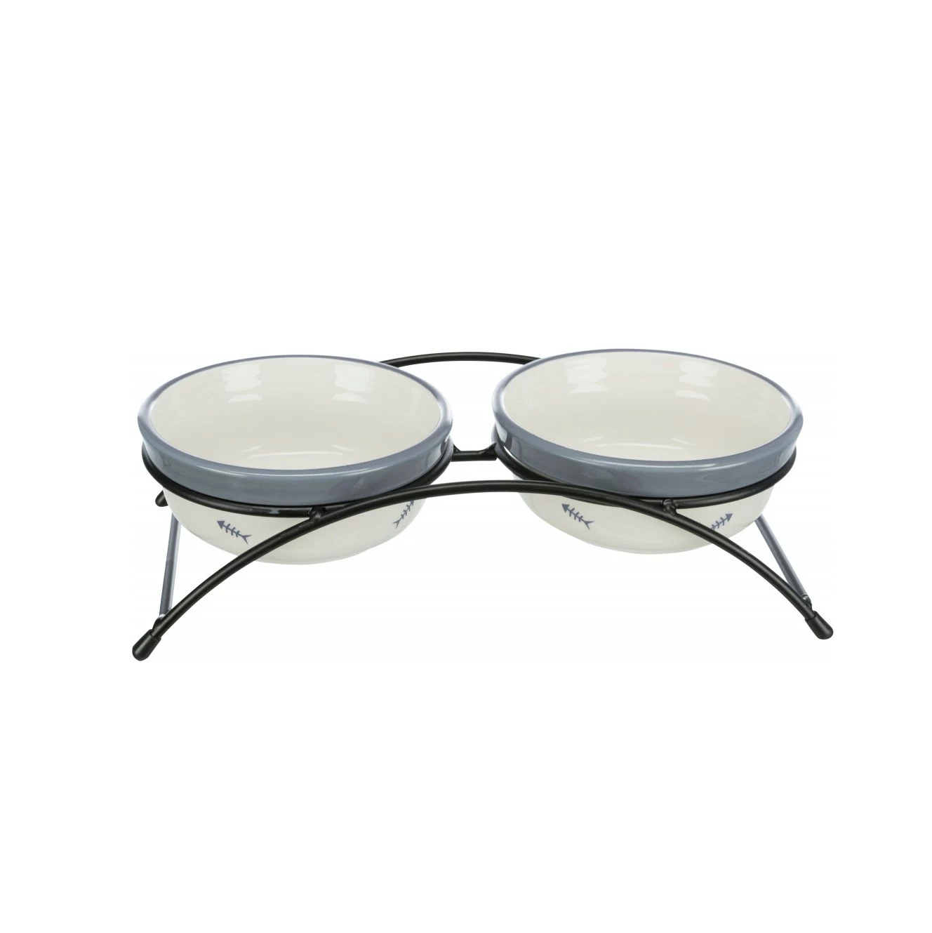 Trixie Gamelle Double Fish Bone 1 Trixie Gamelle Double Fish Bone