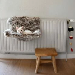 BOBBY Hamac Radiateur Poilu Gris -Promos Wanimo Boutique hamac radiateur poilu gris bobby 3