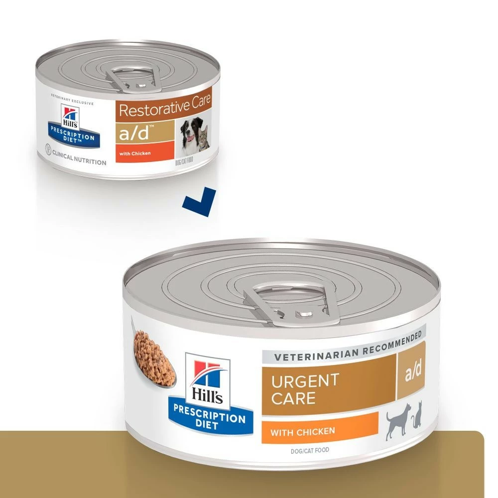 HILL'S Prescription Diet A/d Restorative Care En Boîtes Au Poulet - Pâtée Pour Chien Et Chat 2 HILL'S Prescription Diet A/d Restorative Care En Boîtes Au Poulet - Pâtée Pour Chien Et Chat – Image 2