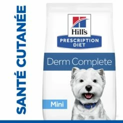 HILL'S Prescription Diet Derm Complete Mini - Croquettes Pour Chien -Promos Wanimo Boutique hill s prescription diet derm complete mini croquettes pour chien 1 13