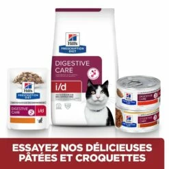 HILL'S Prescription Diet I/d Digestive Care Au Poulet - Croquettes Pour Chat -Promos Wanimo Boutique hill s prescription diet i d digestive care au poulet croquettes pour chat 1 3