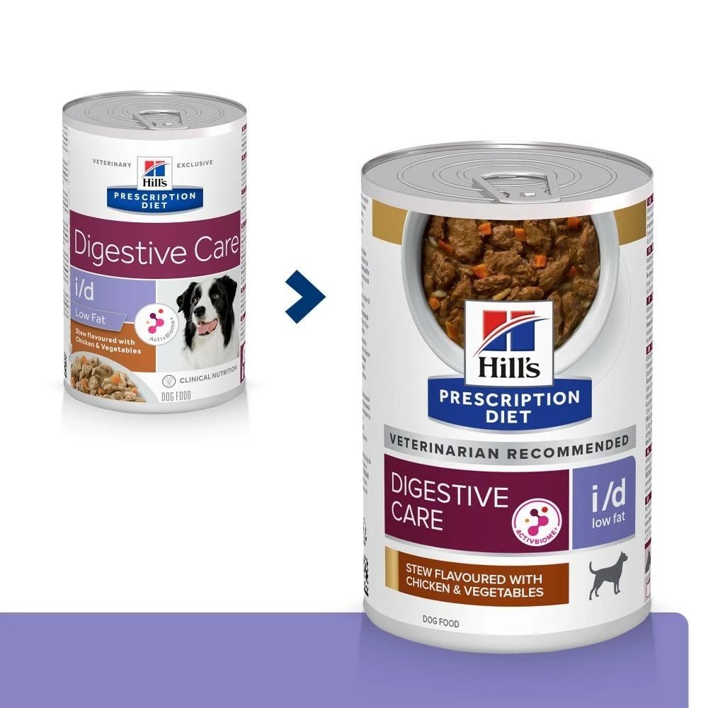 HILL'S Prescription Diet I/d Digestive Care Low Fat En Mijotés Au Poulet - Pâtée Pour Chien 2 HILL'S Prescription Diet I/d Digestive Care Low Fat En Mijotés Au Poulet - Pâtée Pour Chien – Image 2