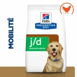 HiLL'S Prescription Diet J/d Mobility Reduced Carlorie Au Poulet - Croquettes Pour Chien -Promos Wanimo Boutique hill s prescription diet j d mobility reduced carlorie au poulet croquettes pour chien 1 2