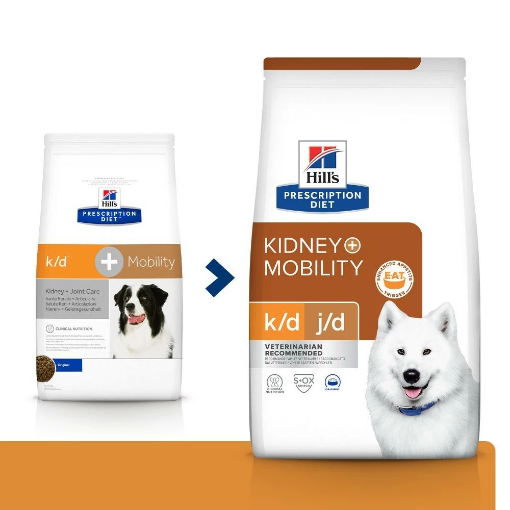 HILL'S Prescription Diet K/d J/d Kidney + Mobility - Croquettes Pour Chien 2 HILL'S Prescription Diet K/d J/d Kidney + Mobility - Croquettes Pour Chien – Image 2