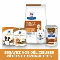 HILL'S Prescription Diet K/d J/d Kidney + Mobility - Croquettes Pour Chien 12 HILL'S Prescription Diet K/d J/d Kidney + Mobility - Croquettes Pour Chien -Promos Wanimo Boutique hill s prescription diet k d j d kidney mobility croquettes pour chien 1 3