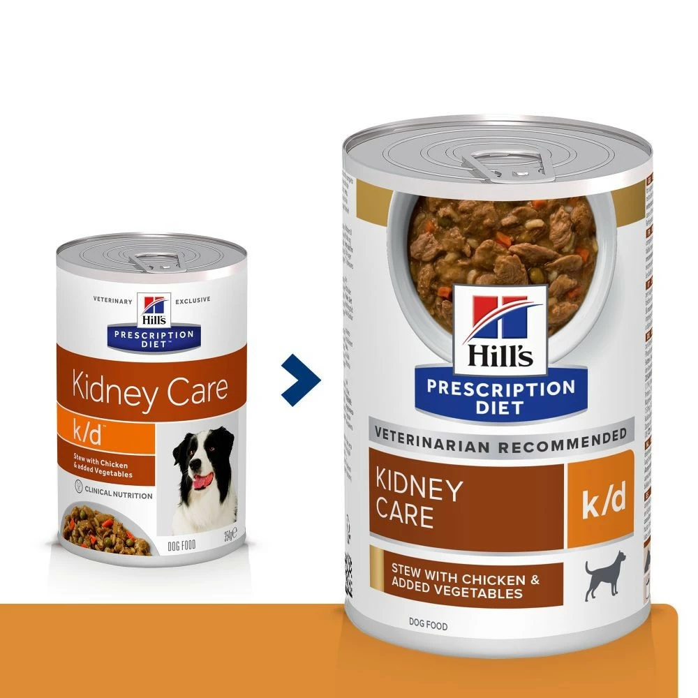 HILL'S Prescription Diet K/d Kidney Care En Mijotés Au Poulet - Pâtée Pour Chien 2 HILL'S Prescription Diet K/d Kidney Care En Mijotés Au Poulet - Pâtée Pour Chien – Image 2