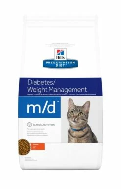 HILL'S Prescription Diet M/d Diabetes Care Au Poulet - Croquettes Pour Chat -Promos Wanimo Boutique hill s prescription diet m d diabetes care au poulet croquettes pour chat 1 8