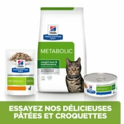 HILL'S Prescription Diet Metabolic Au Thon - Croquettes Pour Chat -Promos Wanimo Boutique hill s prescription diet metabolic au thon croquettes pour chat 1 2