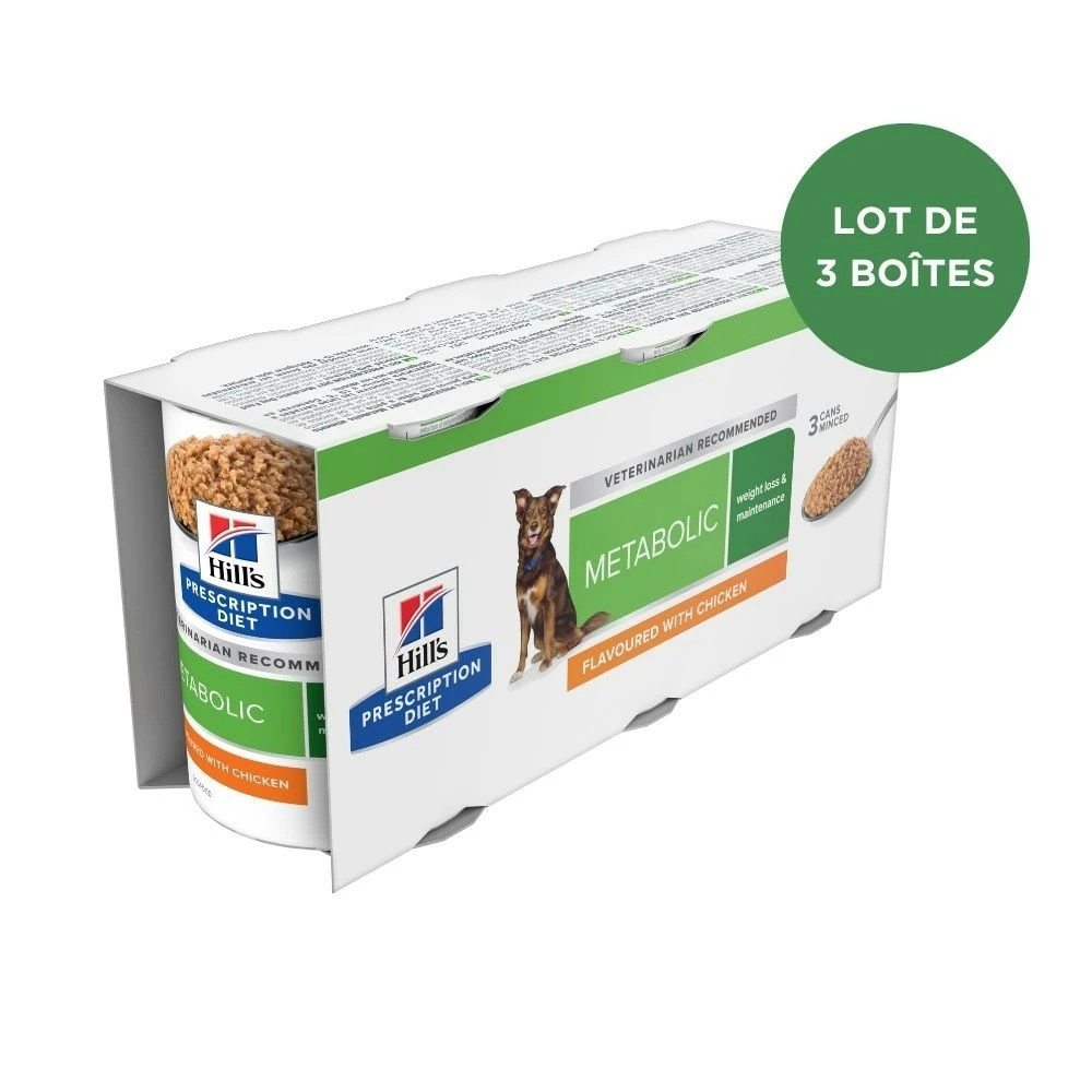 HILL'S Prescription Diet Metabolic En Boîtes Au Poulet - Pâtée Pour Chien 10 HILL'S Prescription Diet Metabolic En Boîtes Au Poulet - Pâtée Pour Chien – Image 10