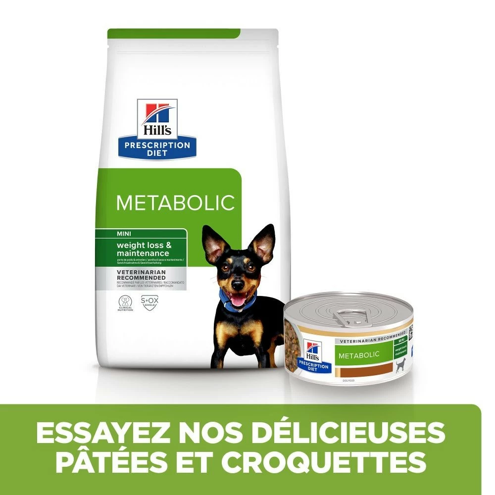 HILL'S Prescription Diet Metabolic En Mijoté Au Poulet - Pâtée Pour Chien 4 HILL'S Prescription Diet Metabolic En Mijoté Au Poulet - Pâtée Pour Chien – Image 4