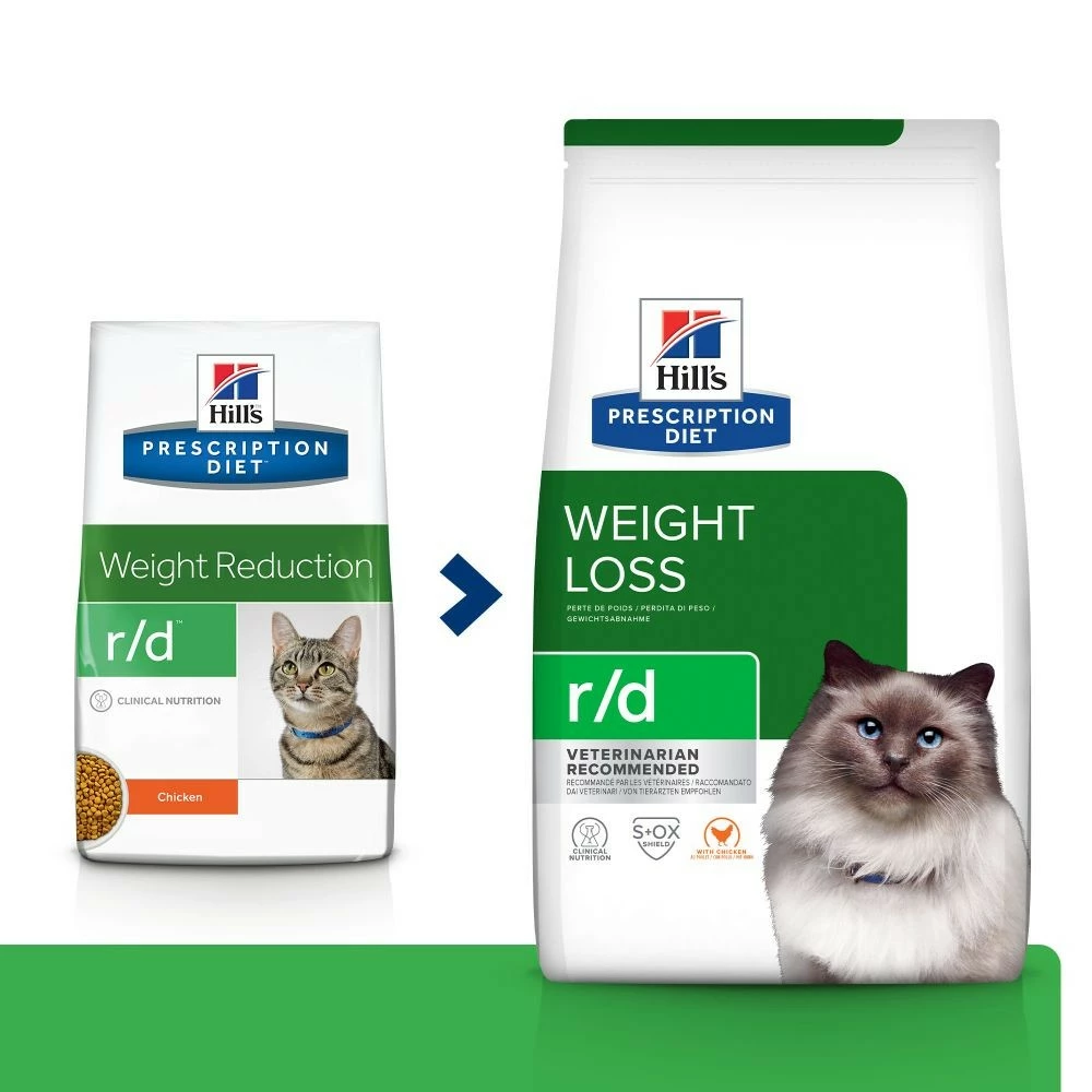 HILL'S Prescription Diet R/d Weight Loss Au Poulet - Croquettes Pour Chat 2 HILL'S Prescription Diet R/d Weight Loss Au Poulet - Croquettes Pour Chat – Image 2