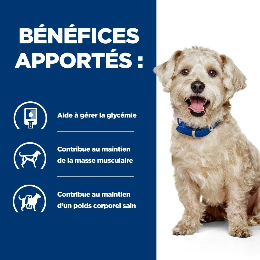 HILL'S Prescription Diet W/d Diabetes Care Au Poulet - Croquettes Pour Chien 4 HILL'S Prescription Diet W/d Diabetes Care Au Poulet - Croquettes Pour Chien – Image 4