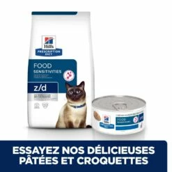 HILL'S Prescription Diet Z/d Food Sensitivities - Croquettes Pour Chat -Promos Wanimo Boutique hill s prescription diet z d food sensitivities croquettes pour chat 1 3