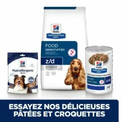 HILL'S Prescription Diet Z/d Food Sensitivities En Boîtes - Pâtée Pour Chien -Promos Wanimo Boutique hill s prescription diet z d food sensitivities en boites patee pour chien 1 3