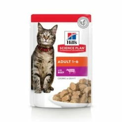 HILL'S Science Plan Adult En Sachets Au Poulet & Au Boeuf - Pâtée Pour Chat -Promos Wanimo Boutique hill s science plan adult en sachets au poulet au boeuf patee pour chat 1 2