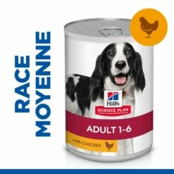 HILL'S Science Plan All Breed Adult En Boîtes Au Poulet Ou Au Boeuf - Pâtée Pour Chien -Promos Wanimo Boutique hill s science plan all breed adult en boites au poulet ou au boeuf patee pour chien 1 3