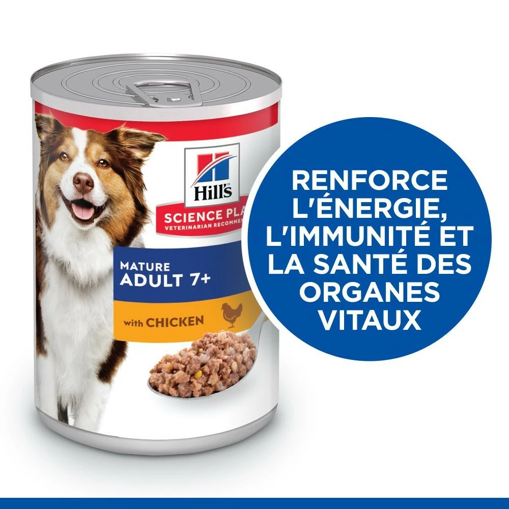 HILL'S Science Plan All Breed Mature Adult 7+ En Boîtes Au Poulet - Patée Pour Chien 2 HILL'S Science Plan All Breed Mature Adult 7+ En Boîtes Au Poulet - Patée Pour Chien – Image 2