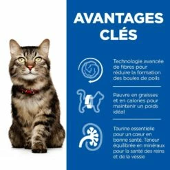 HILL'S Science Plan Hairball Indoor Mature Adult 7+ Au Poulet - Croquettes Pour Chat -Promos Wanimo Boutique hill s science plan hairball indoor mature adult au poulet croquettes pour chat 1 2