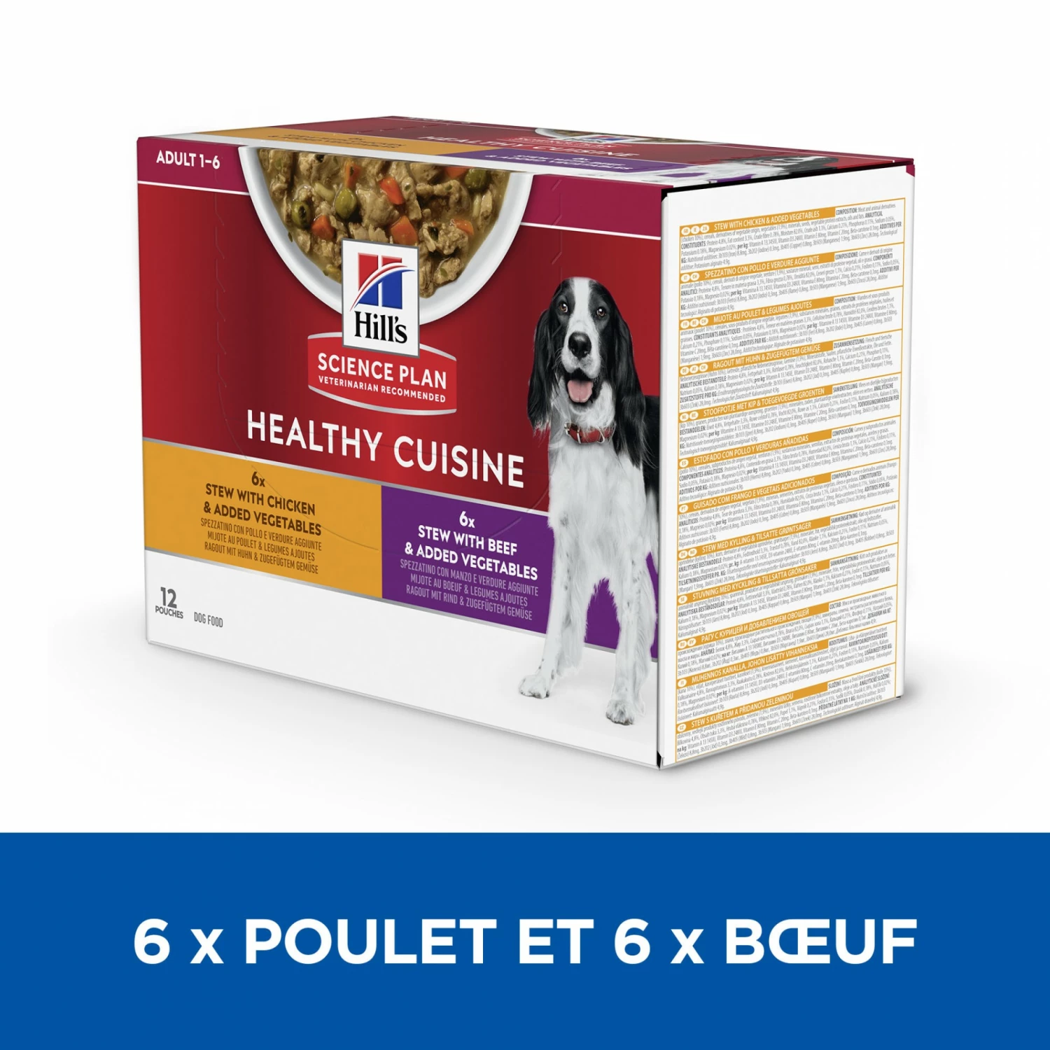 HILL'S Science Plan Healthy Cuisine Medium & Large Adult En Mijotés – Pâtée Pour Chien 11 HILL'S Science Plan Healthy Cuisine Medium & Large Adult En Mijotés – Pâtée Pour Chien – Image 11