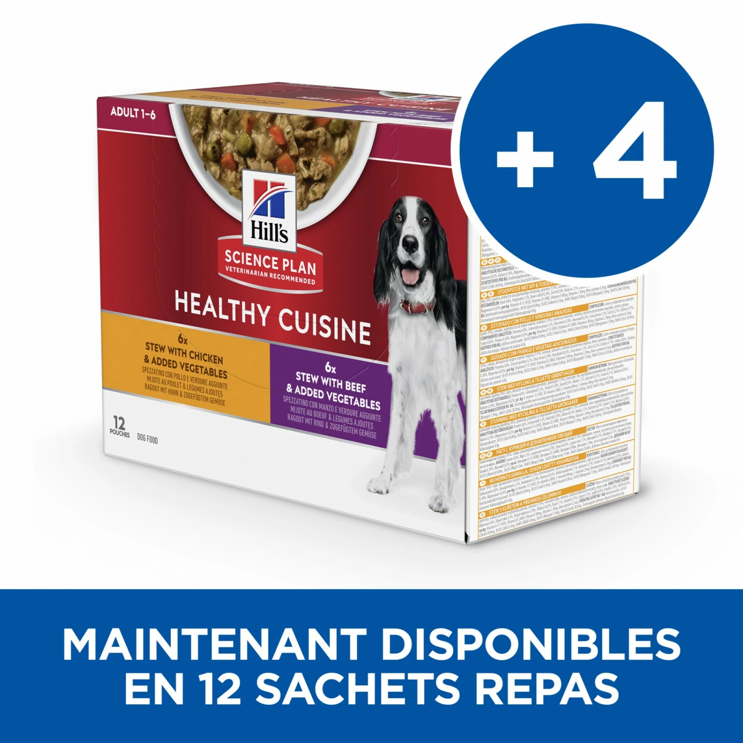 HILL'S Science Plan Healthy Cuisine Medium & Large Adult En Mijotés – Pâtée Pour Chien 10 HILL'S Science Plan Healthy Cuisine Medium & Large Adult En Mijotés – Pâtée Pour Chien – Image 10
