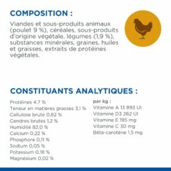 HILL'S Science Plan Healthy Cuisine Small & Mini Adult En Mijotés Au Poulet & Au Boeuf - Pâtée Pour Chien -Promos Wanimo Boutique hill s science plan healthy cuisine small mini adult en mijotes au poulet au boeuf patee pour chien 1 4