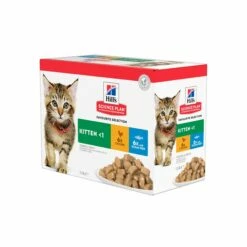 HILL'S Science Plan Kitten En Sachets - Pâtée Pour Chaton -Promos Wanimo Boutique hill s science plan kitten en sachets patee pour chaton 1 12