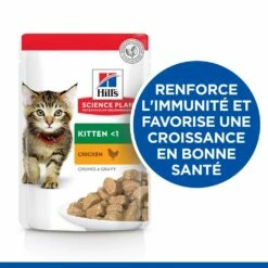 HILL'S Science Plan Kitten En Sachets - Pâtée Pour Chaton -Promos Wanimo Boutique hill s science plan kitten en sachets patee pour chaton 1 6