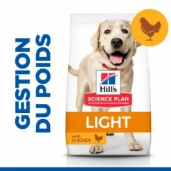 HILL'S Science Plan Light Large Adult Au Poulet - Croquettes Pour Chien -Promos Wanimo Boutique hill s science plan light large adult au poulet croquettes pour chien 1 3