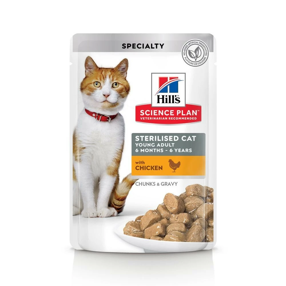 HILL'S Science Plan Sterilised Adult En Sachets - Pâtées Pour Chat 15 HILL'S Science Plan Sterilised Adult En Sachets - Pâtées Pour Chat – Image 15