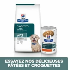 Hill's HILL’S Prescription Diet W/d Diabetes Care En Boîtes Au Poulet – Pâtée Pour Chien -Promos Wanimo Boutique hills prescription diet w d diabetes care en boites au poulet patee pour chien 1 2