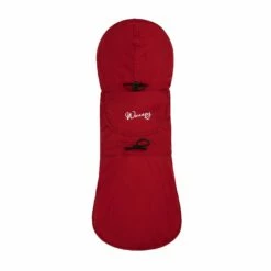 Imperméable Pliable à Capuche - Rouge