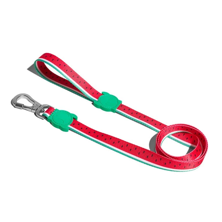 Laisse Lola – Rouge Pastèque 1 Laisse Lola – Rouge Pastèque