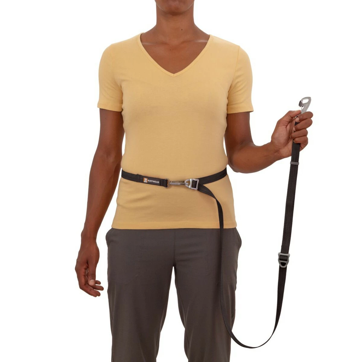 Ruffwear Laisse Main-libre Switchbak™ - Gris Foncé 6 Ruffwear Laisse Main-libre Switchbak™ - Gris Foncé – Image 6